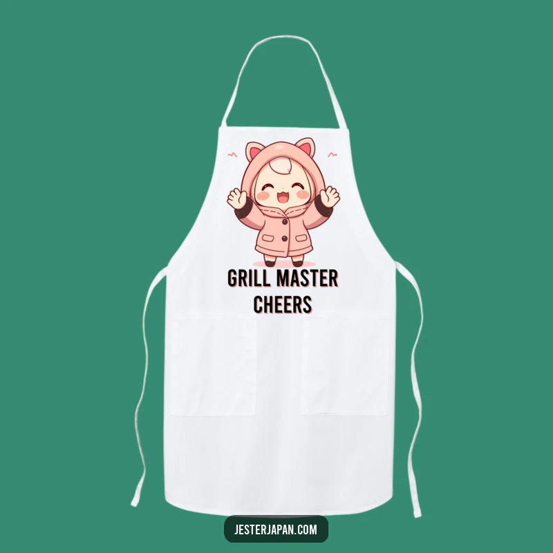 Funny Happi Coat Apron: Kitchen Cheer with Fan Character, a Practical Funny Gift