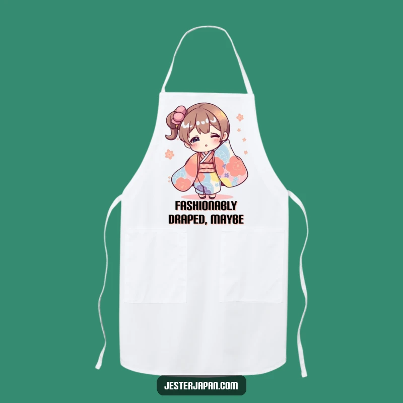 Funny Kimono Apron: Hilarious Cookware for Oversized Fashion Fun Gift