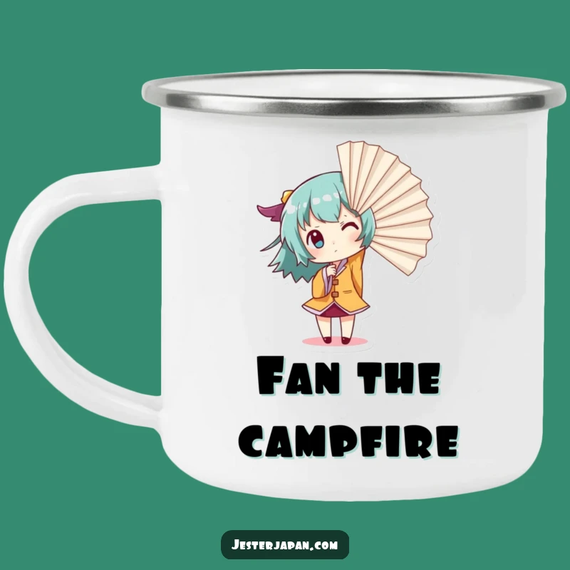 Funny Giant Fan Camping Mug: Durable Style for Dramatic Adventures, a Fun Funny Gift