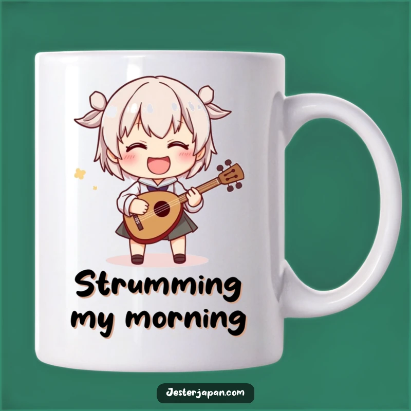 Funny Shamisen Player Mug: A Hilarious Gift for Music Lovers