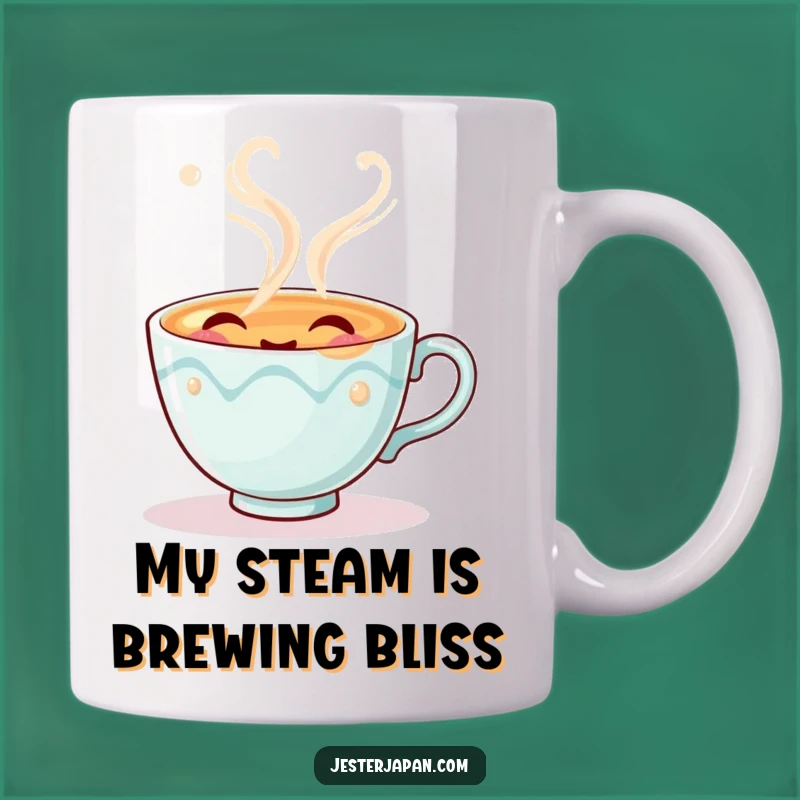 Funny Tea Cup Character Mug - Perfect Relaxing Gift for Tea Lovers