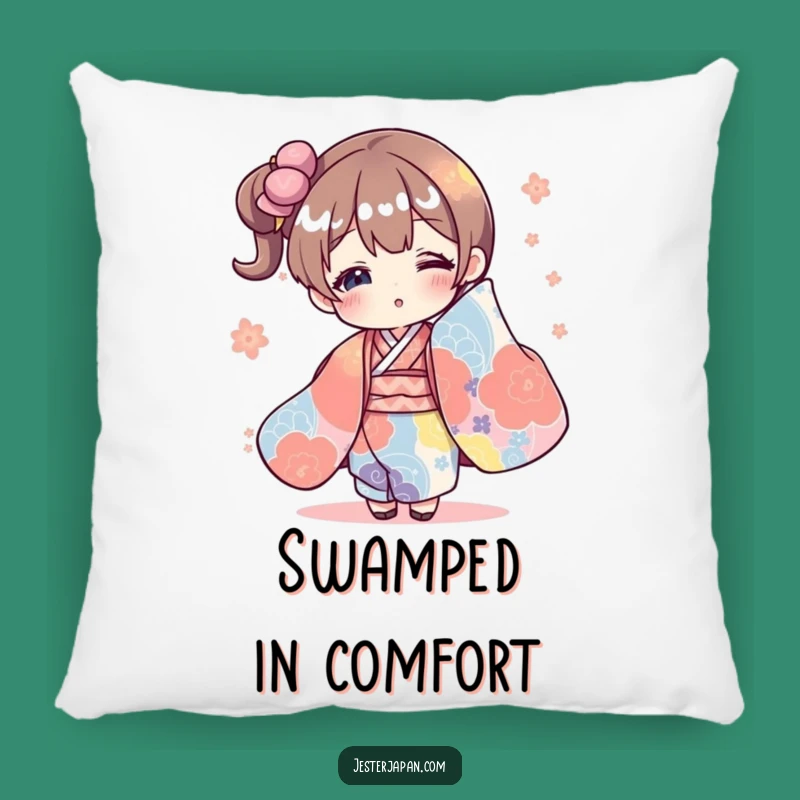Funny Kimono Pillow: Cozy & Hilarious Oversized Character Accent Pillow Gift