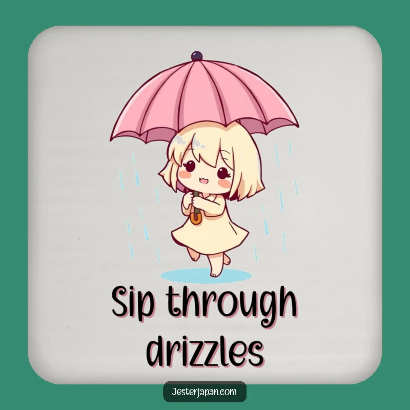 Funny Tiny Dancer Coaster Set: Protect Tables with Whimsical Art, a Charming Funny Gift