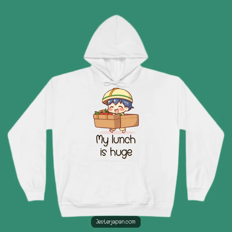 Cozy Funny Bento Box Struggle Hoodie: Warmth for the Hungry Soul