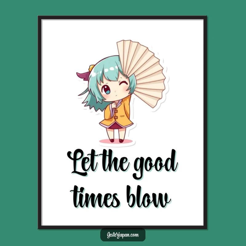 Funny Free Printable Wall Art: Fan Character Gust, Dynamic Downloadable Decor