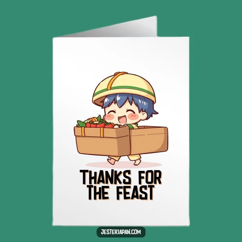 Free Printable Thank You Card: Bento Box Burden - Funny Downloadable Gift!